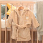 Personalised Baby Dressing Gown Bear, thumbnail 4 of 10