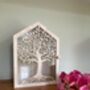 Wooden Tree Of Life Wood Key Box Holder Storage Freestanding/Wall Mounted, thumbnail 3 of 8