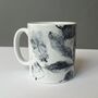 Autumn Leaves Handmade Print Personalised Mug, thumbnail 8 of 12