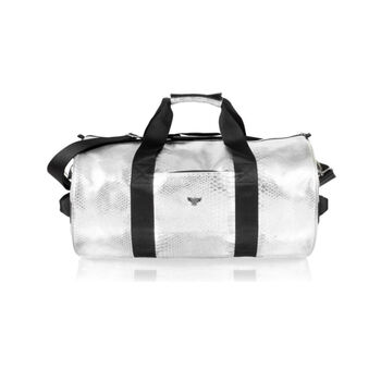 Personalised Silver Snakeskin Large Kit Bag, 2 of 4