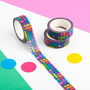 Colourful Geometric Pattern Washi Tape, thumbnail 1 of 2