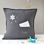 Personalised First Christmas Star Cushion, thumbnail 1 of 6