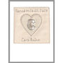 Personalised Heart New Baby Or Christening Card For Girl, thumbnail 10 of 12