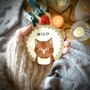 Personalised Christmas Cat Scallop Pattern, Metal Tree Decoration, thumbnail 1 of 6