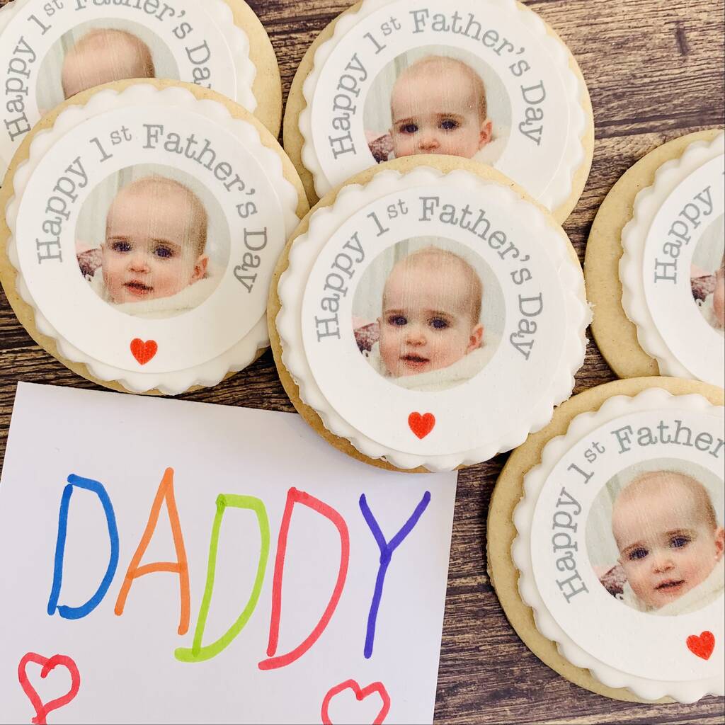 Personalised Father's Day Photo Biscuit Gift Box, 1 of 5