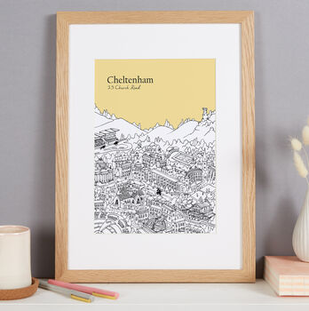Personalised Cheltenham Print, 4 of 8