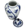Chinoiserie Ginger Jar Pot Flevo White Blue Porcelain, thumbnail 7 of 7