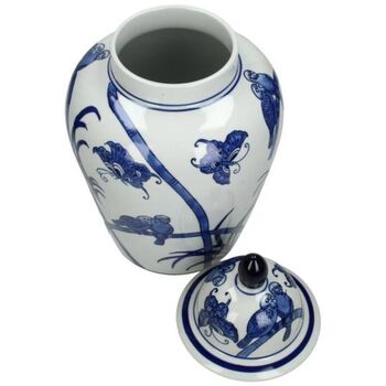 Chinoiserie Ginger Jar Pot Flevo White Blue Porcelain, 7 of 7