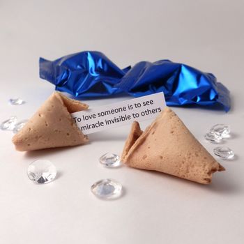 150 Personalised Wedding Fortune Cookie Wedding Favours, 9 of 12