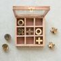 Personalised Luxury Wooden Tic Tac Toe Game, thumbnail 7 of 9
