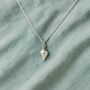 Sterling Silver Conch Shell Pendant Necklace, thumbnail 4 of 9