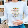 Autumn Leaves And Lattes Jumper, thumbnail 2 of 5