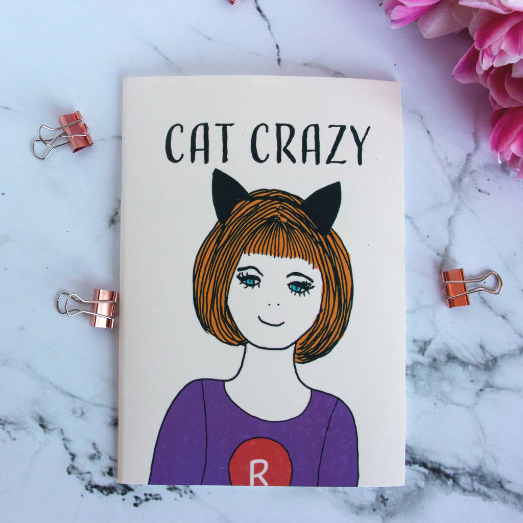 'crazy cat lady' notebook by snapdragon