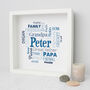 Personalised 60th Birthday Word Art Gift For Him, thumbnail 2 of 4