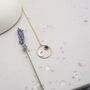 La Lune, Gold Moon And Sapphire Gemstone Pendant, thumbnail 5 of 6