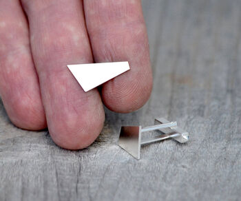 Quadrilateral Cufflinks In Sterling Silver, 3 of 3