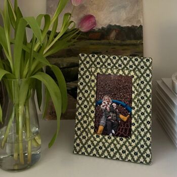 Maldon Salt Fabric Photo Frame, 2 of 2
