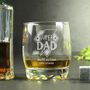 Whisky Gifts Personalised Super Dad Whisky Glass, thumbnail 1 of 4