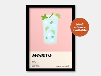 Mojito Cocktail Print, 3 of 6