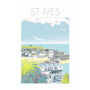 St Ives And Palms Cornwall Print, thumbnail 5 of 5
