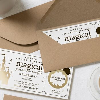 Personalised Disneyland Paris Scratch Reveal Voucher, 7 of 8