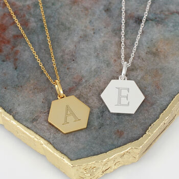 Personalised Gold Plated Or Silver Initial Necklace, 2 of 6
