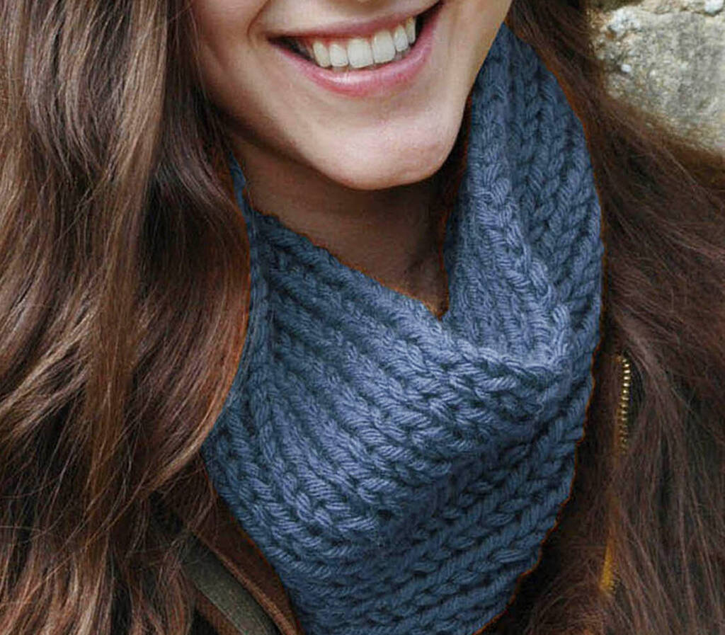 cosy scarf 'learn to knit' kit by charlie&hannah | notonthehighstreet.com