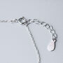 Sterling Silver Dainty Heart Charm Bracelet, thumbnail 3 of 6