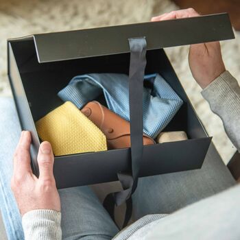 Personalised Groomsmen Box Sideways Choose Your Colour, 2 of 5