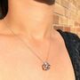 Swirl Knot Sterling Silver Necklace, thumbnail 2 of 7