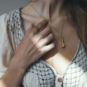 Tourmaline Tapestry Ring, 9 of 12