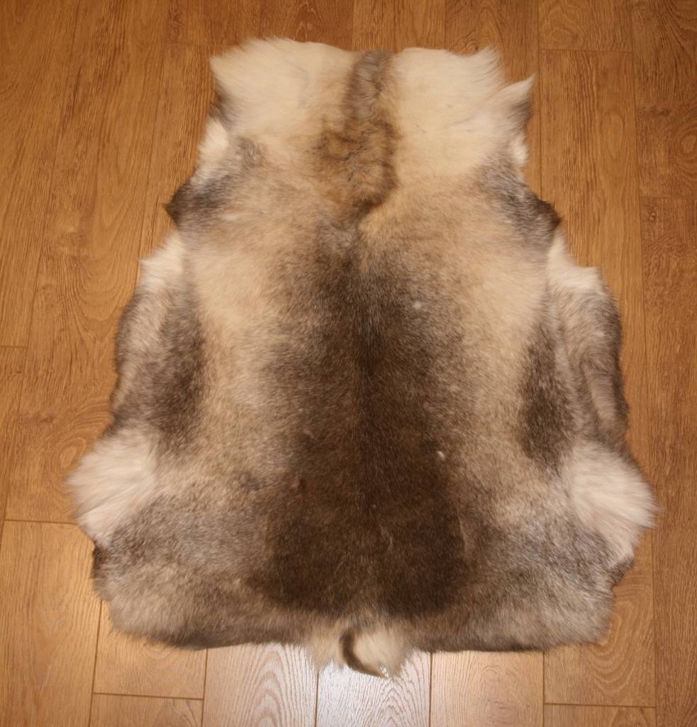 luxury reindeer hide rug by lolly & boo