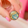 Personalised Vintage Map Token For Her, thumbnail 1 of 12