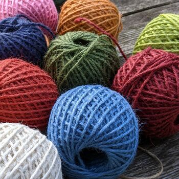 Jute Twine Assorted Colours For Garden, Wrapping, Craft, 8 of 10