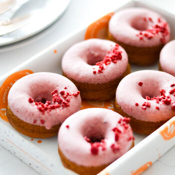 Baked Doughnuts Raspberry And White Chocolate, 2 of 3