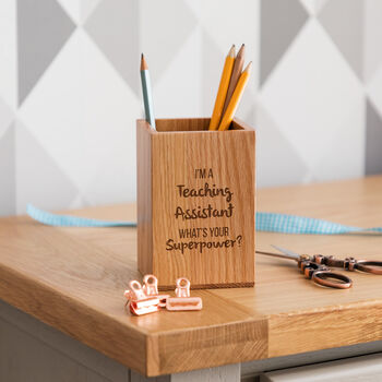 Personalised What's Your Superpower Pen Pot, 2 of 5