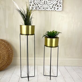 Copper Plant Stand Two Sizes, 2 of 3