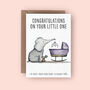 New Baby Unisex Elephant Card, thumbnail 1 of 3