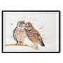 Splatter Love Birds By Katherine Williams Art Print, thumbnail 2 of 3