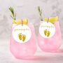 Personalised Baby Shower Edible Drink Toppers, thumbnail 1 of 4