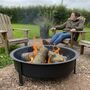 Hand Hammered Black Fire Pit, thumbnail 1 of 2
