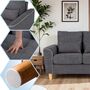 Three Seater Sofa Comfortable Fabric Sofa With Cushions, thumbnail 6 of 12