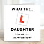 Funny 17th Birthday Card For Daughter, thumbnail 2 of 3