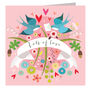 Love Birds Greetings Card, thumbnail 2 of 3