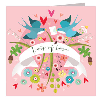 Love Birds Greetings Card, 2 of 3