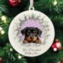 Personalised Christmas Rottweiler Break Through, thumbnail 3 of 10