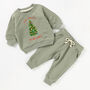 Personalised Christmas Tracksuit For Babies And Children Christmas Tree, thumbnail 1 of 5