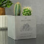 Personalised New Home Concrete Plant Pot, thumbnail 3 of 8