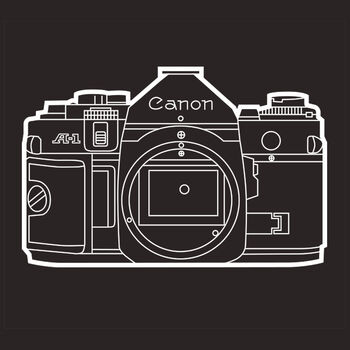 Retro Canon A1 Commemorative T Shirt, 6 of 6