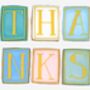Hand Iced Thank You Letterbox Biscuits, thumbnail 2 of 3